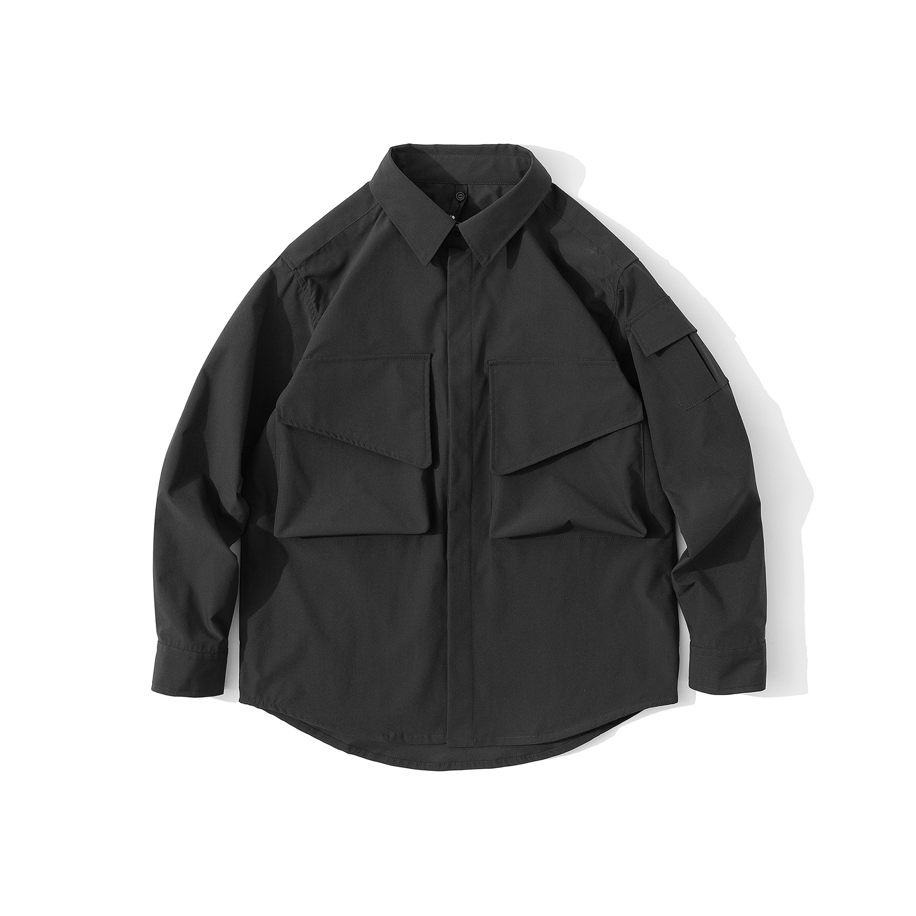 Fashion Pocket Casual Loose Men's Shirt