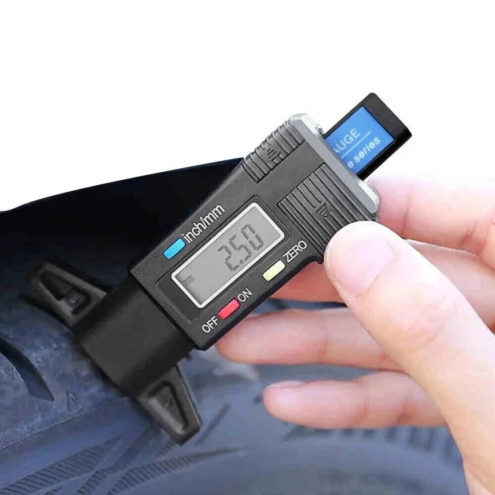 Digital Tyre Tread Depth Gauge Measuring Tool Car Van Trucks MOT Digital