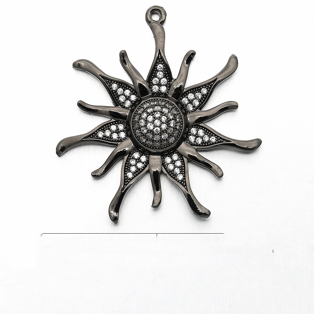 Sunflower Micro Inlaid Pendant DIY Accessories