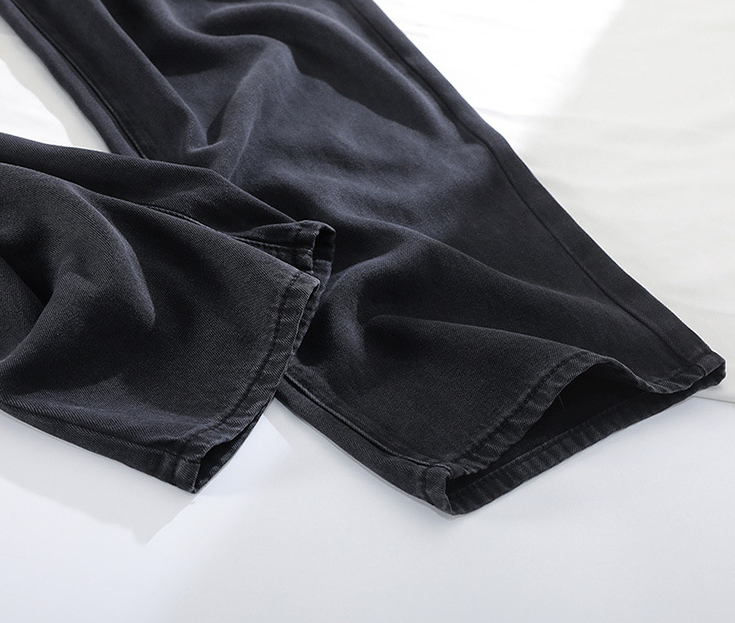 Title 12, Tencel Black Wide Leg Jeans Women