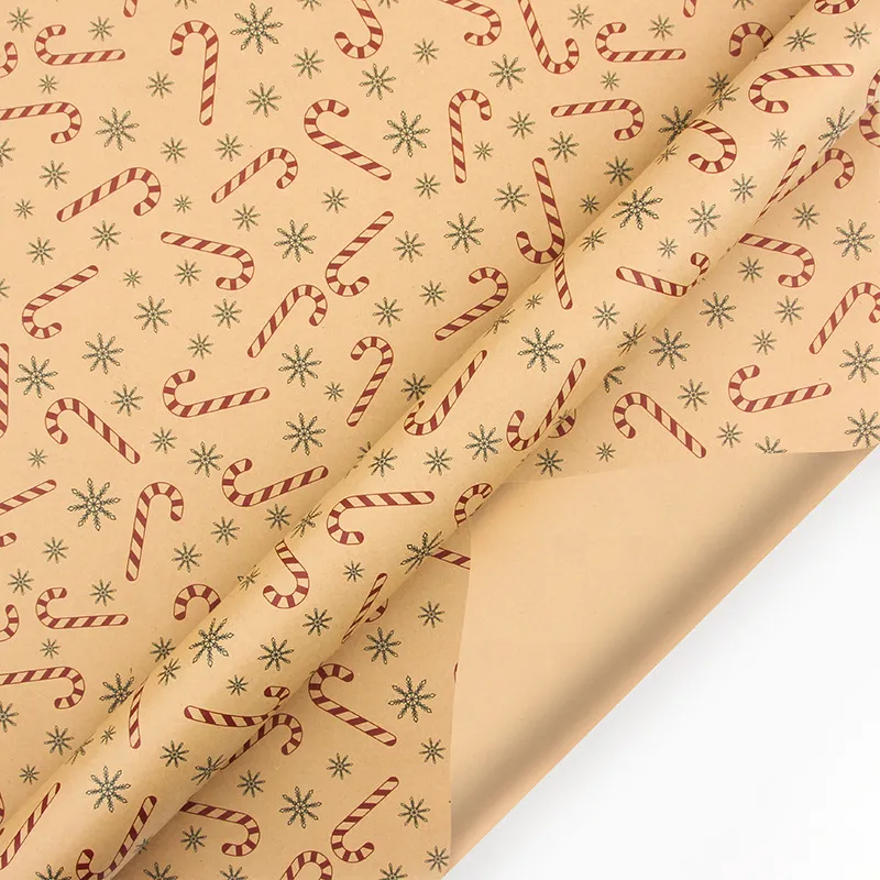 Vintage Christmas Kraft Wrapping Paper Christmas Gift Wrapping Paper – image 8