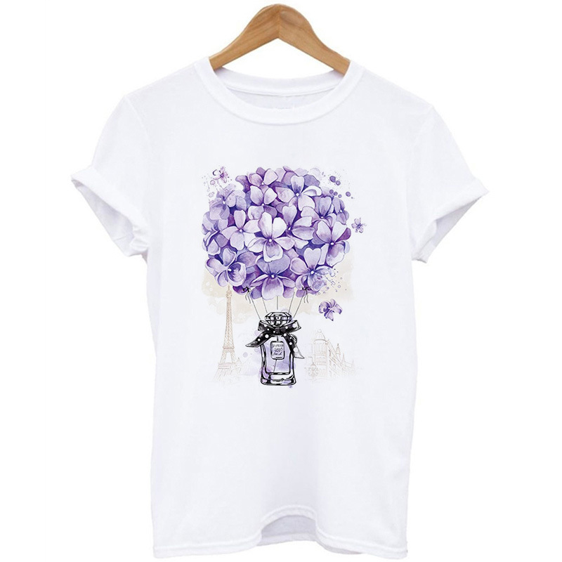 Title 11, New Purple Hot Air Balloon And Flower Print Lad...