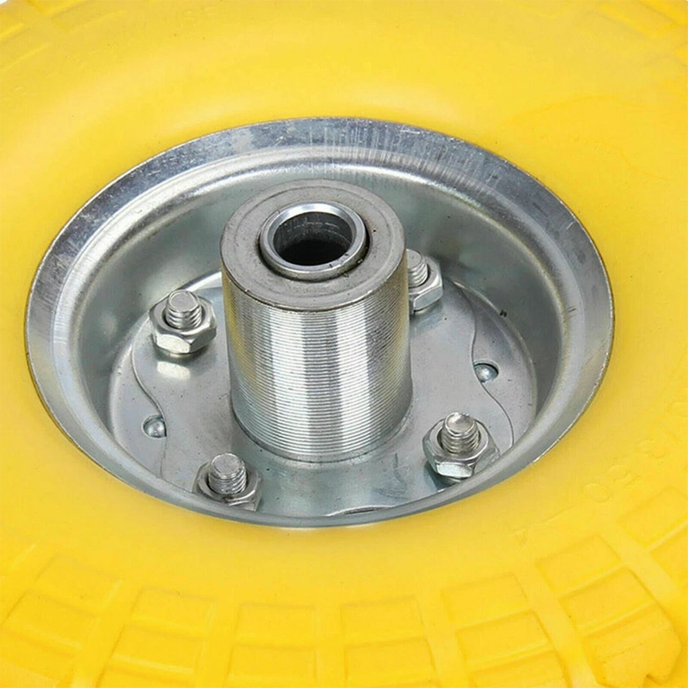 2PCS 10 Puncture Burst Proof Solid Rubber Sack Truck Trolley Wheel Spare Tyres — image 11