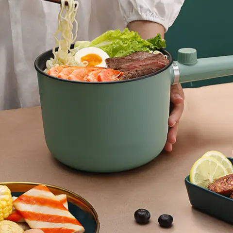 Mini Hot Pot Portable Electric Cooking Pot Plug-in Household