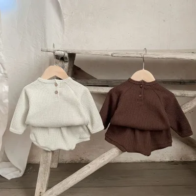 Two Piece Set Of Baby Westernized Sweaters