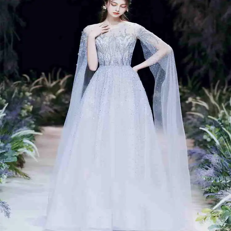 High-end Engagement Evening Dress Light Luxury Niche Wedding Banquet