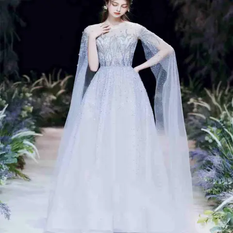 High-end Engagement Evening Dress Light Luxury Niche Wedding Banquet