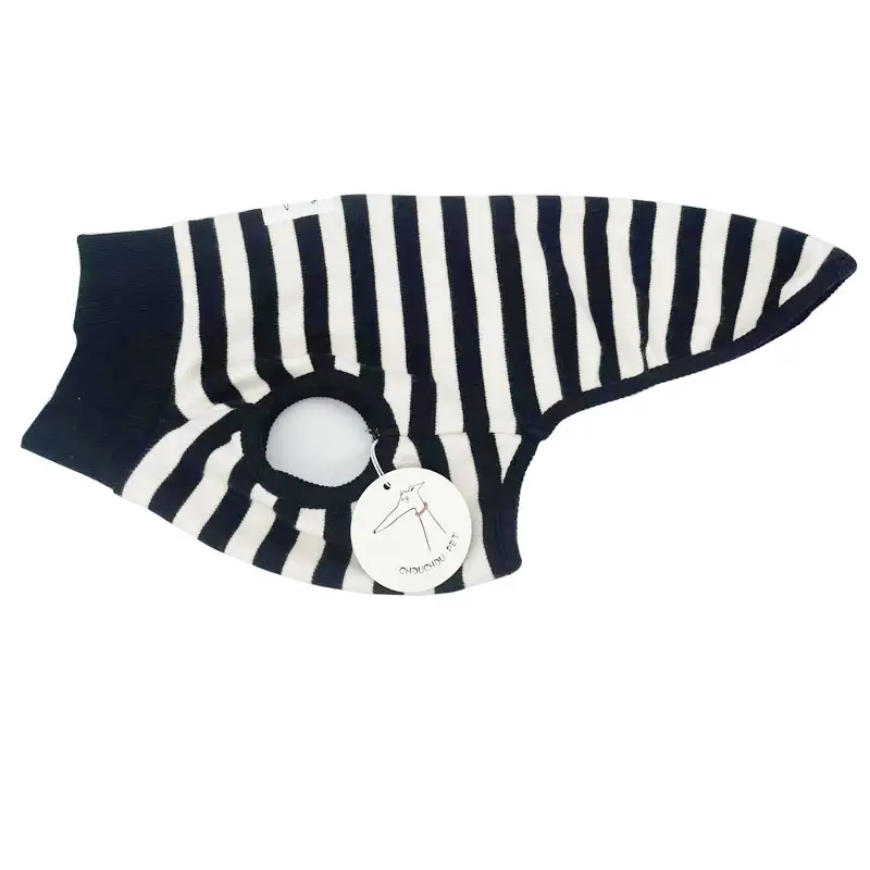 Striped Elastic And Comfortable Pet Clothing