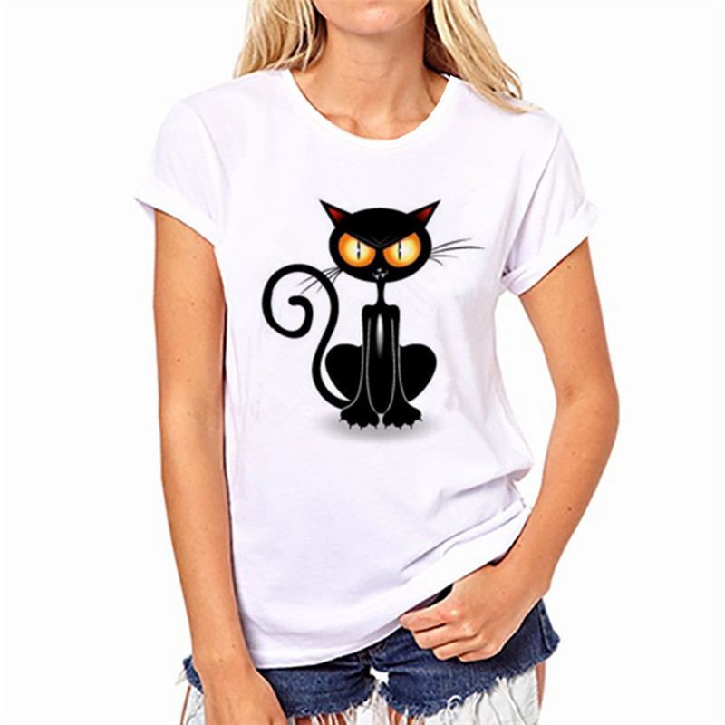 Title 9, Black Cat Cat Paw Print EBay Short-Sleeved Euro...