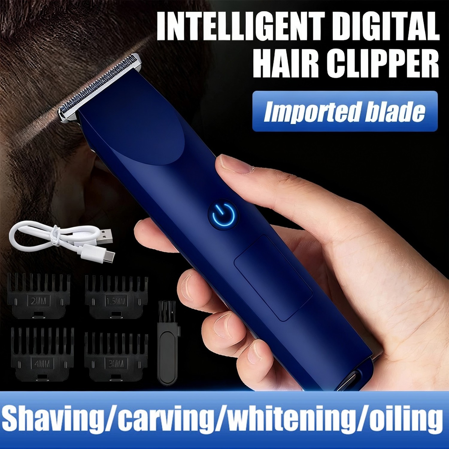 Men's Electric Hair & Beard Trimmer - Stylish Grooming For Results — image 10