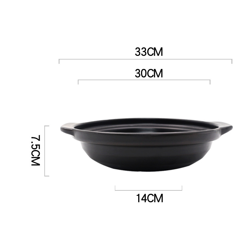 Title 9, High temperature resistant shallow casserole