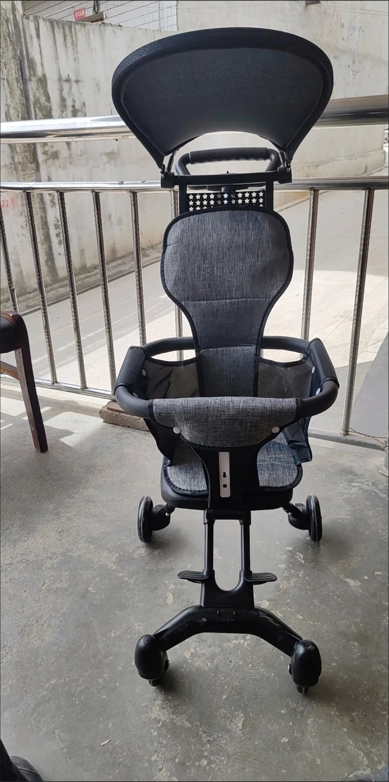 Foldable Baby Stroller Sunshade Pram Pushchair Travel Buggy Travel System 4