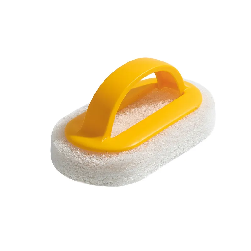 Sponge Cleaning Cloth Kitchen Brush Decontamination - Yellow