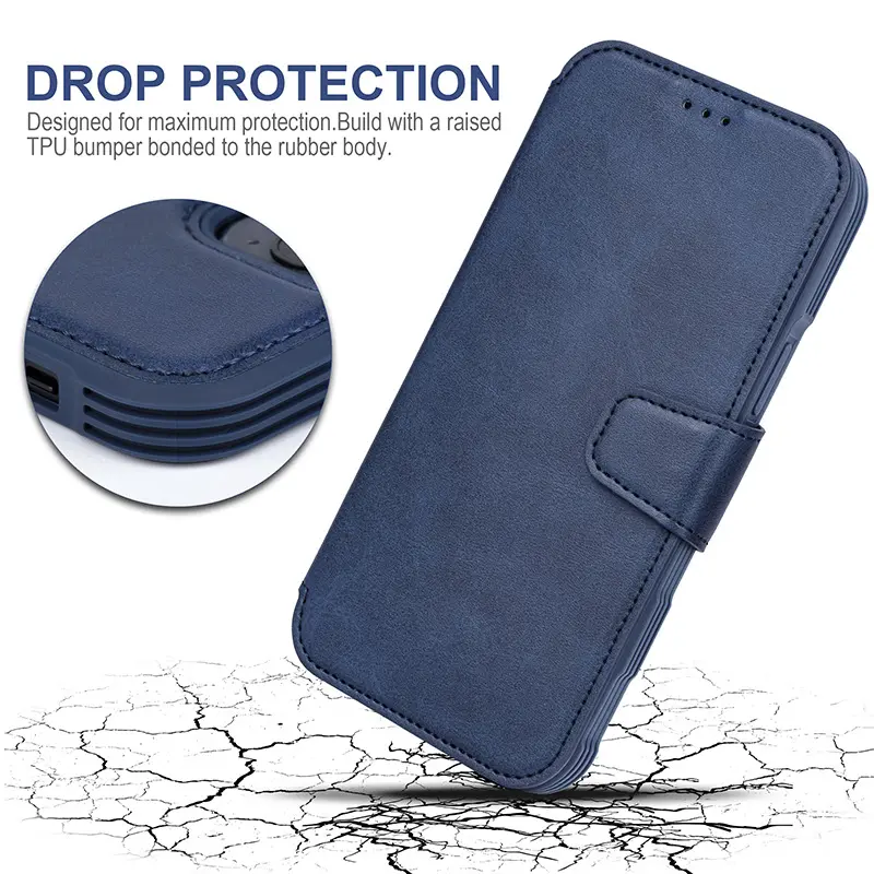 Magnetic Phone Case Flip Card Holster