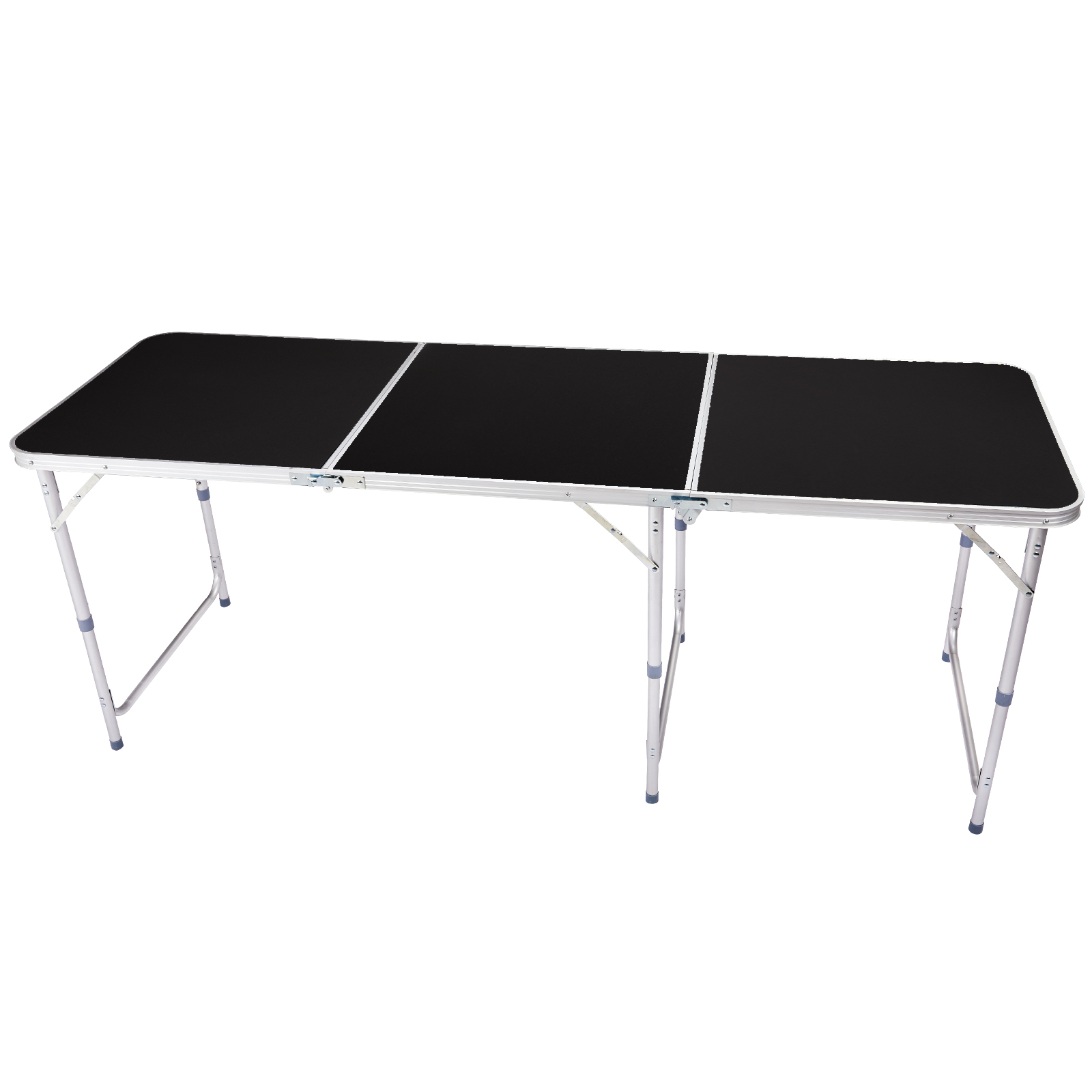 Table pliante portative à 3 volets en alliage d'aluminium de 6 pieds 180-60cm – Image 7
