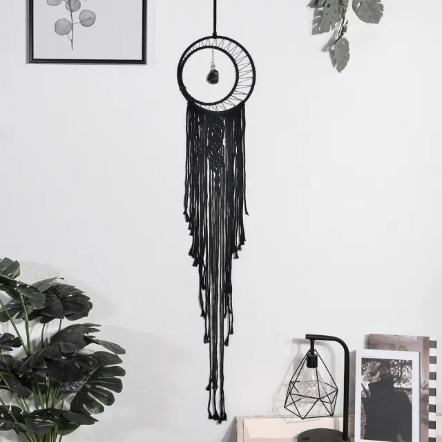 Cotton Woven Star And Moon Pendant 3Style - Shop at LoveMi