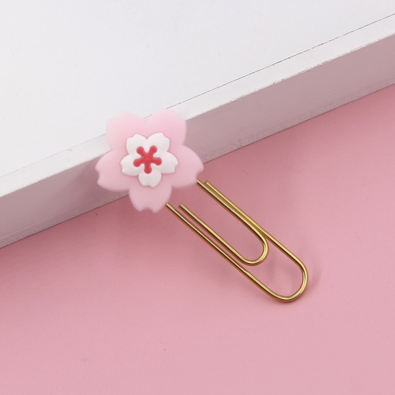 Cute Girly Heart Binding Pin Office Paper Clip Paper Clip