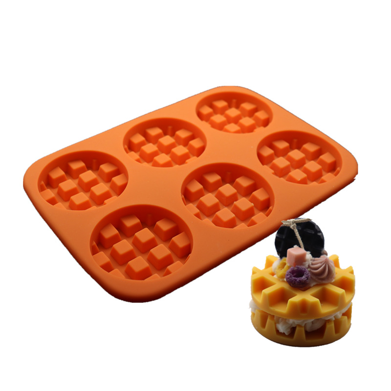 Title 2, Simulation waffle chocolate candle silicone mold