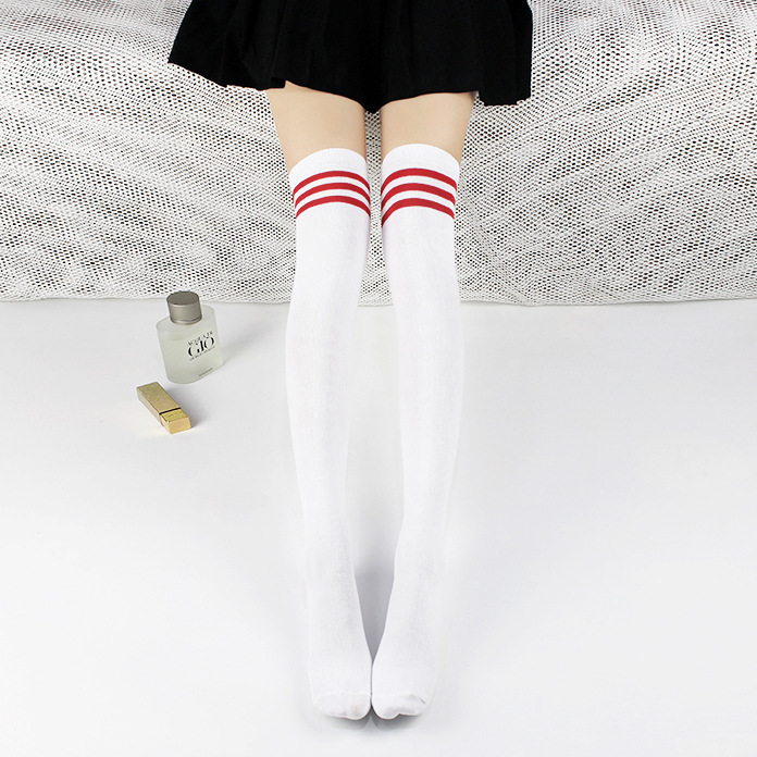 High top thigh socks Red - Shop at LoveMi