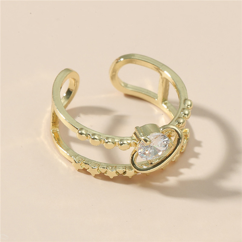 Simple Adjustable Hollow Index Finger Ring