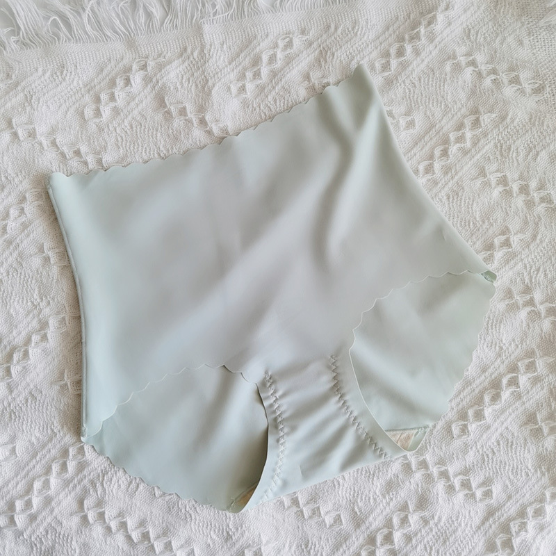 Title 7, Culotte en soie glacée sans couture, taille mi-...