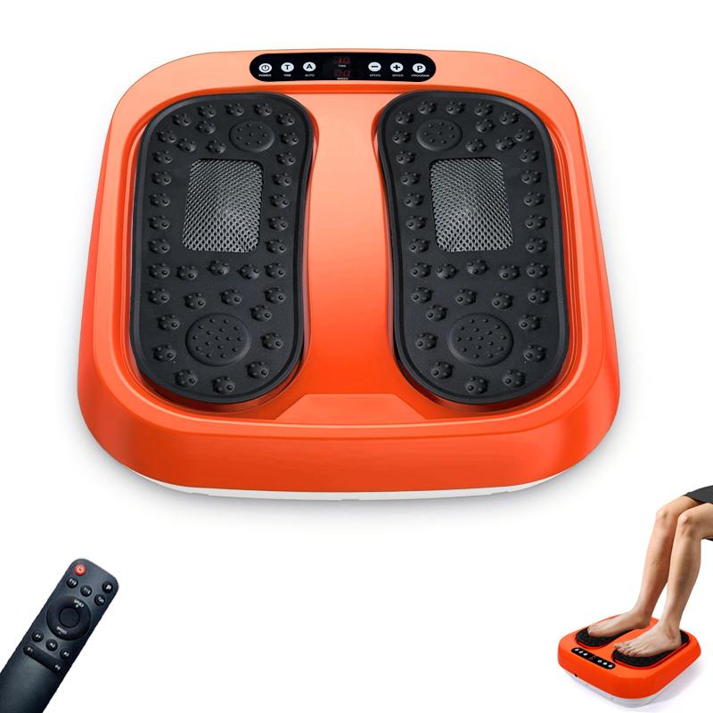 Multifunctional Foot Massager, Vibration Heating Electric Foot Circulation Stimulator, Foot, Leg, And Calf Relaxation Massage Device, Home Use With Remote Control Foot Massager.