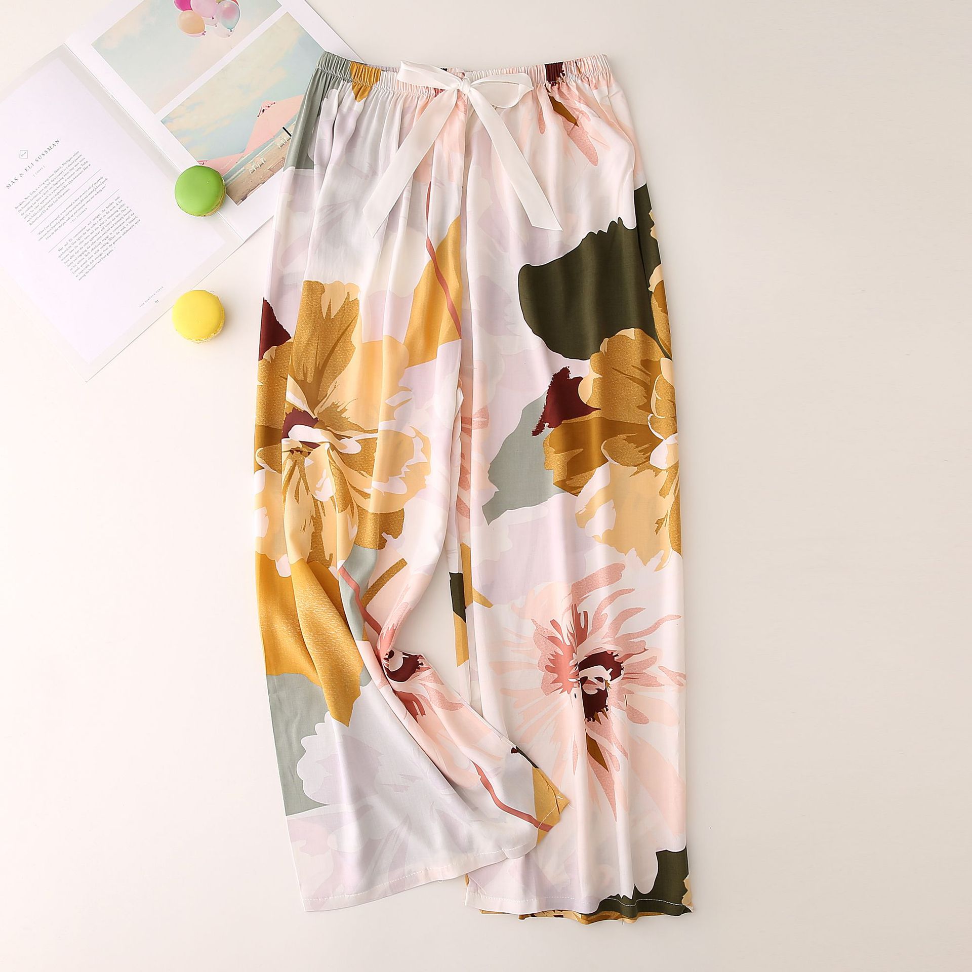Women's Thin Plus Size Loose Wide Leg Pants