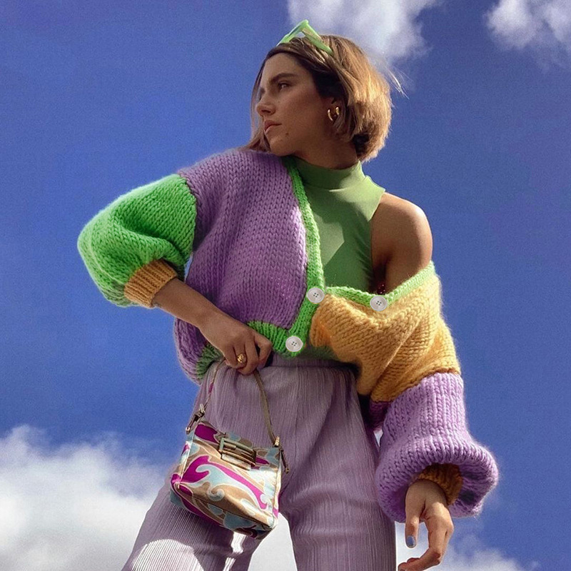 Women's Autumn And Winter New Casual Loose Woolen Cardigan