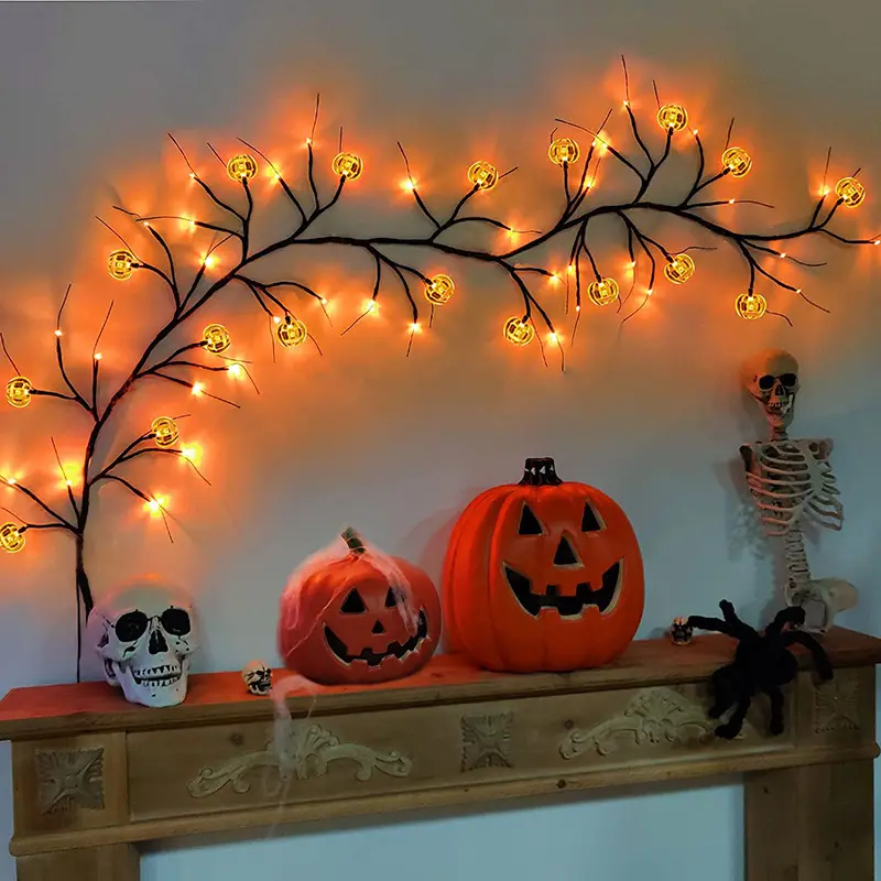 Halloween LED Willow Vine String Light Cool