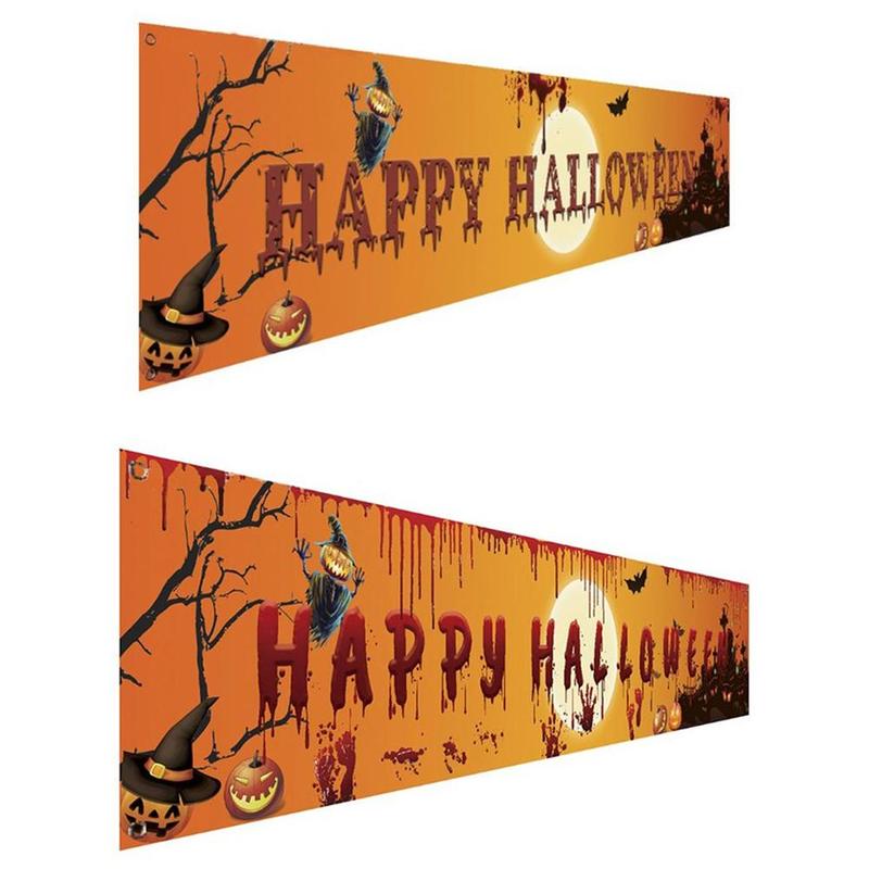 Halloween Product Party Banner Pull Flag Horror Decoration