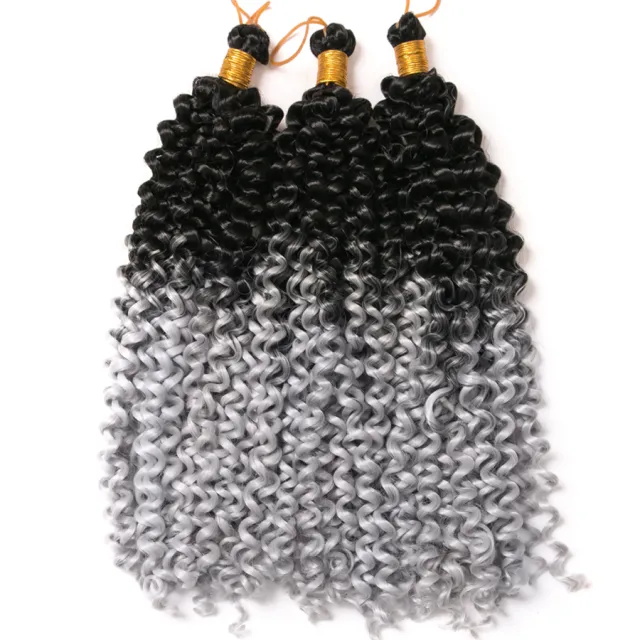 Chemical Fiber Water Wavy Curly Hair Bicolor Gradual Change Dirty Braid W5 - Shop at LoveMi