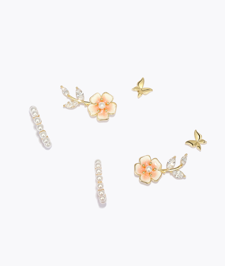 Title 2, Trendy And Unique Flower Earrings For Women