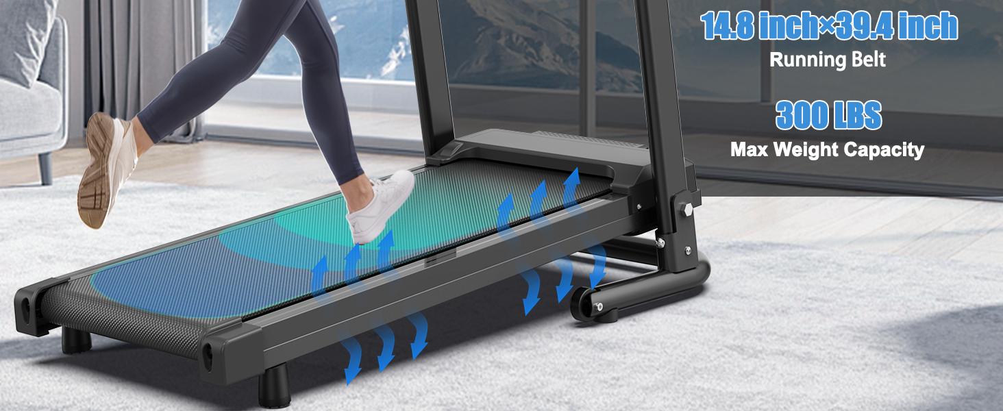 Home Use Foldable Portable 2.5HP Heavy-duty APP Controlled Fitness Walking Machine — foto 7