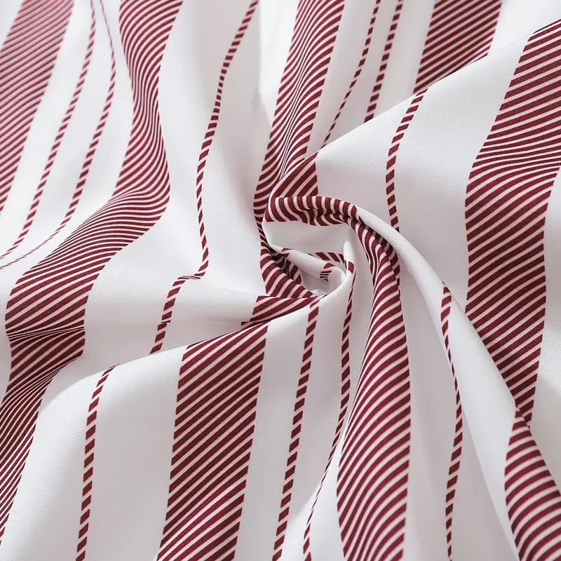 Men's Retro Striped Contrasting Color Long Sleeve Shirt