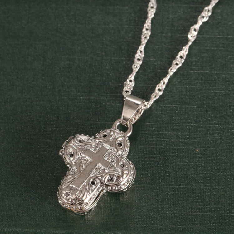 Cross Pendant With Chain Fashion Female Earrings