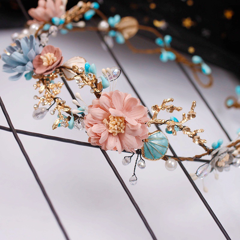 Fashion Personality Bridal Headdress Wreath Hair Hoop