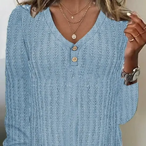 Stitching Printing Multi color Women's T shirt Blue - Shop at LoveMi