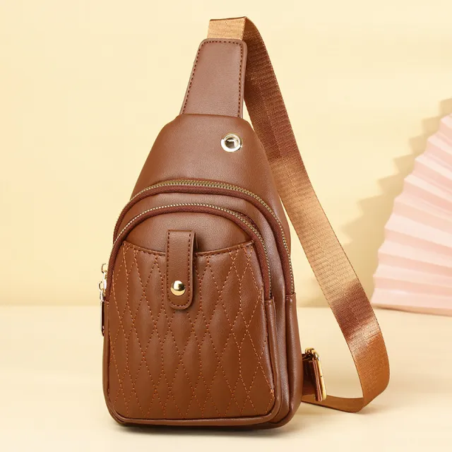 Women's Versatile Casual Single Shoulder Crossbody Bag Brown - Shop at LoveMi