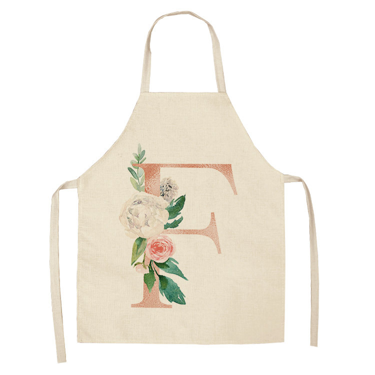 Title 8, Letter series cotton and linen apron