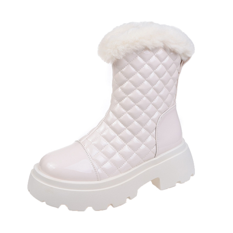 Suitable For Short Round Toe Fashion Boots Retro Casual Trend - Image 2