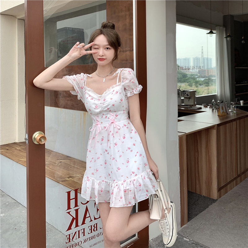 Floral Slim Dress, picture 2 of 5