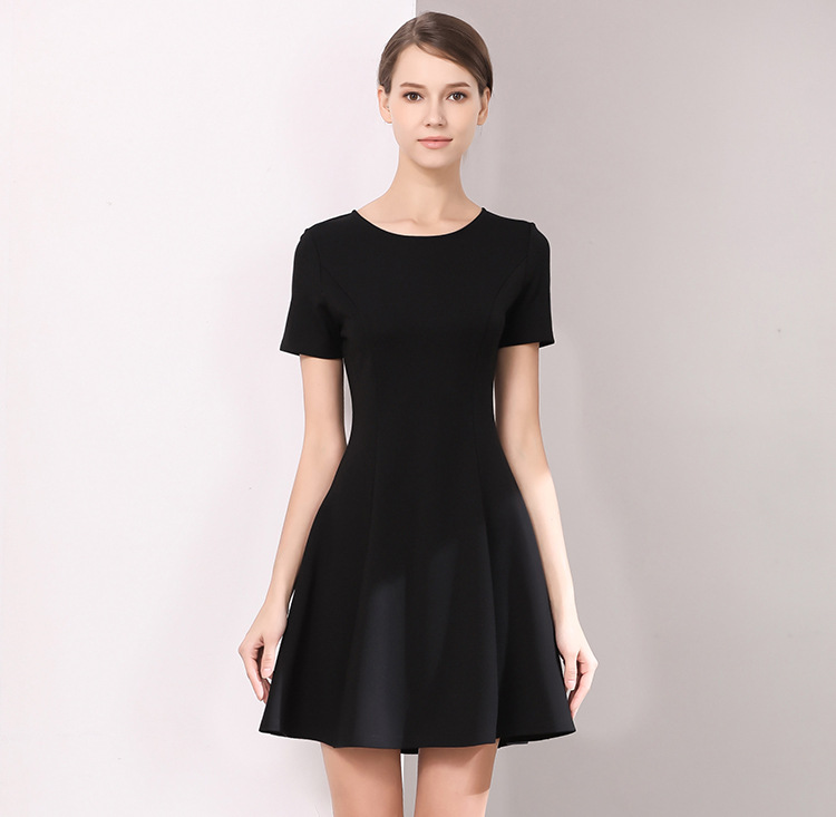 Women Basic Summer Suit A line Black Dress Black - Shop at LoveMi