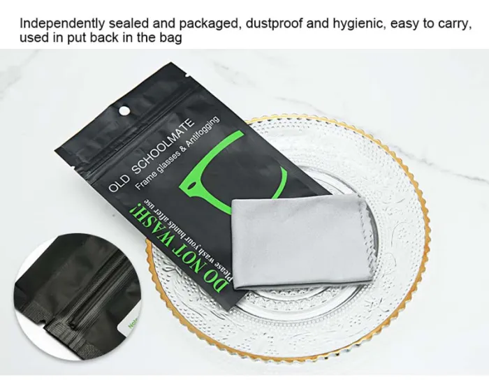Anti-Fog Glasses Cleaning Cloth, Reusable Microfiber Wipe for Eyeglasses, Safety Glasses and Goggles - detail photo 4
