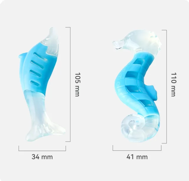PU Nylon Toy For Dog Chewing Gum Seahorse Tuna Puppy Combination Set 2Pcs - Shop at LoveMi