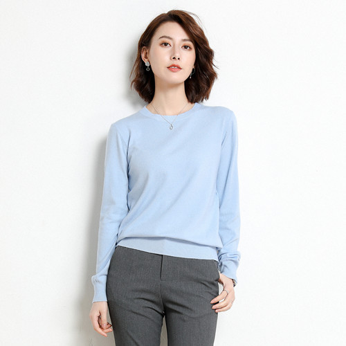 Title 8, Loose And Versatile Round Neck Wool Base Sweater