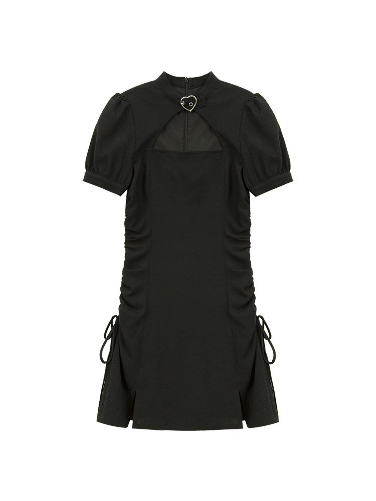 Black Improved Cheongsam Women''s Summer Thin Hot Girl