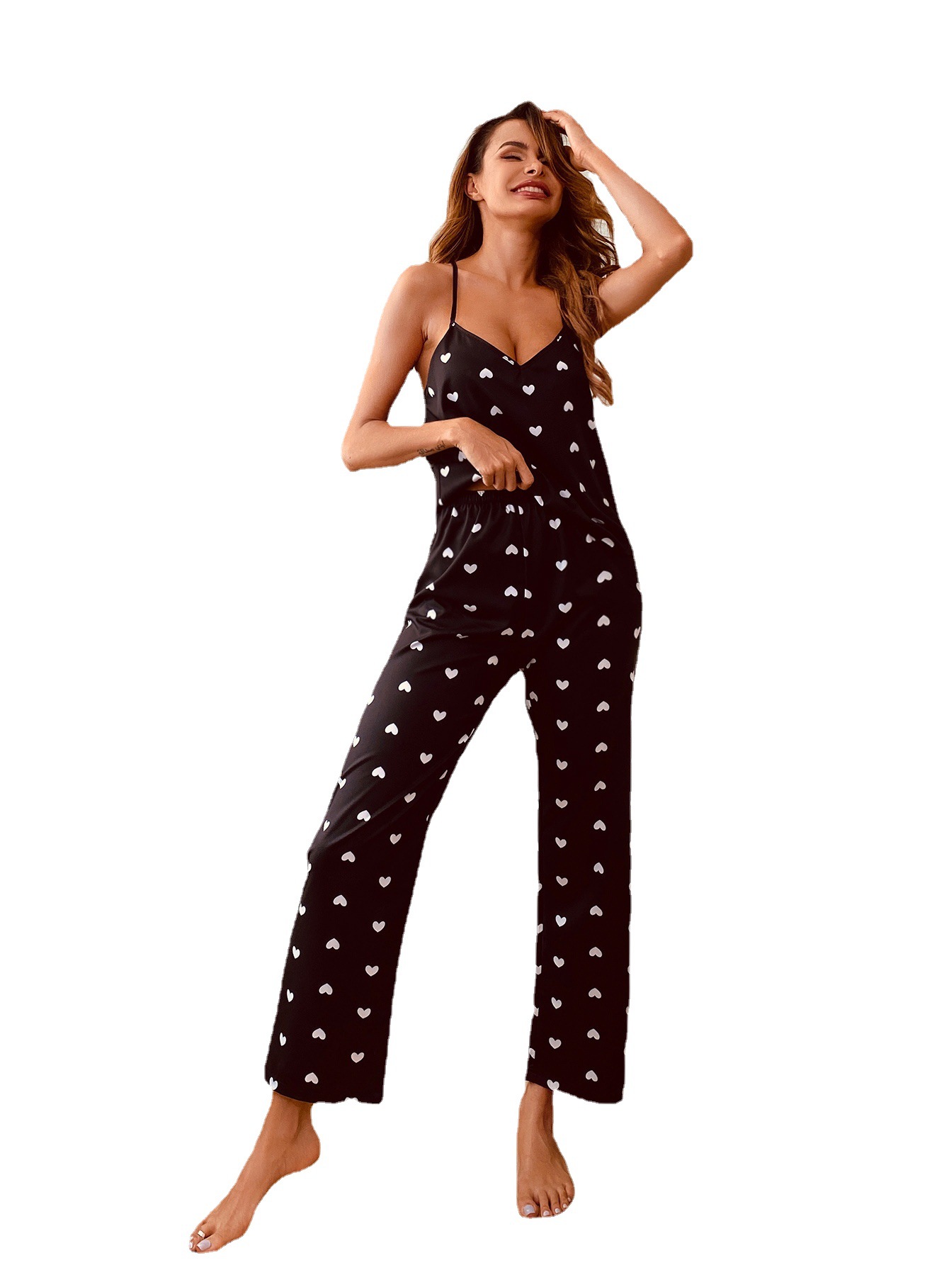 Title 3, Sling Print Trousers Pajamas