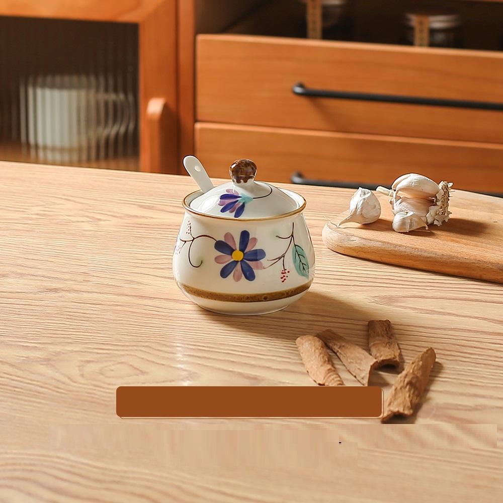 Title 4, Household Salt Pot With Cover Kitchen Japanese ...