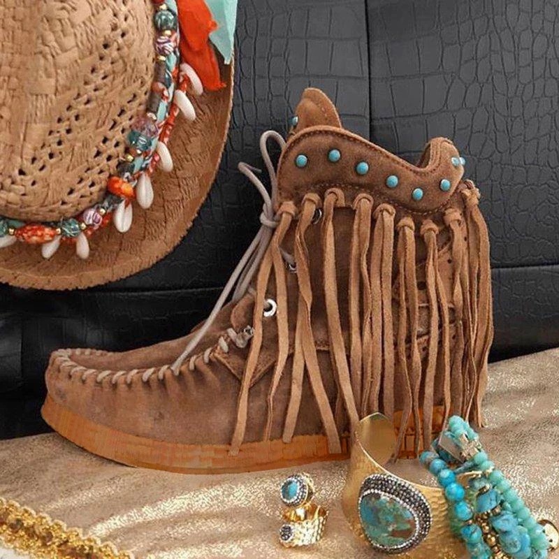 Title 3, Tassel fashion new short boots