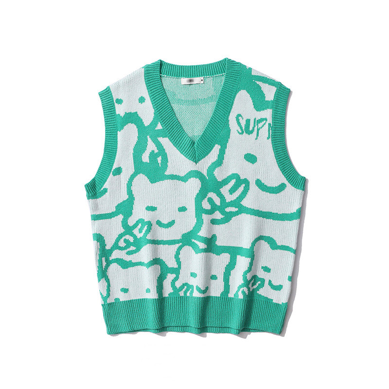 Korean Style Trendy Student Loose Sleeveless Sweater